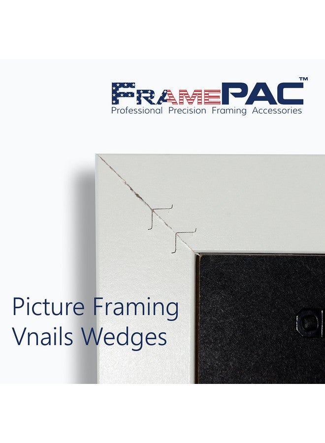 FramePac V Nails For Picture Frames Hardwood 12Mm (1/2 Inch) [400 Vnail Pack Loose] (For Use In Manual V Nailer For Picture Framing Hand V Nailer For Picture Frames Manual Picture Frame Joiner) - Image 5