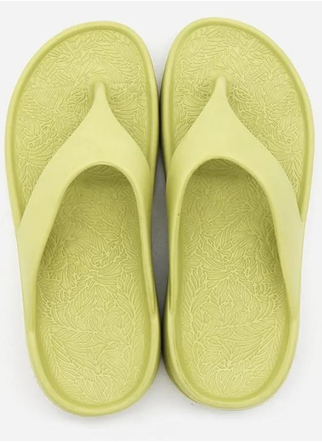 Sneak-a-Peek Textured Flip Flops by Styli