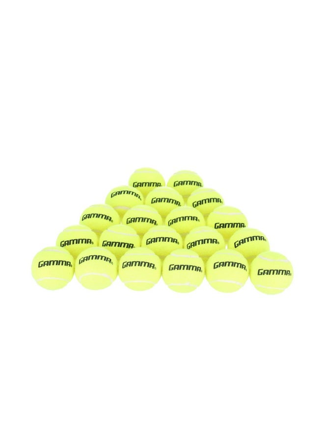 جاما كرات تنس GAMMA Sports بدون ضغط مع حقيبة كرات تنس شبكية، عبوة من 20 كرة  - Image 3