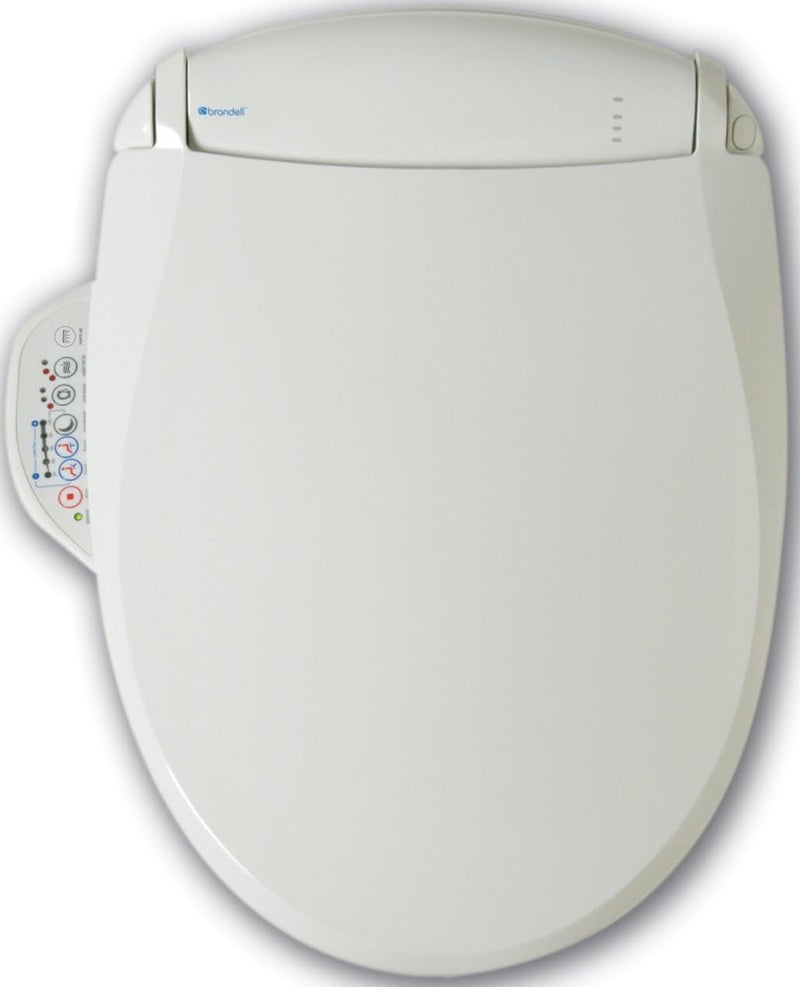 Brondell Brondell S550RW Swash 550 Luxury Toilet Seat Round White  - Image 1