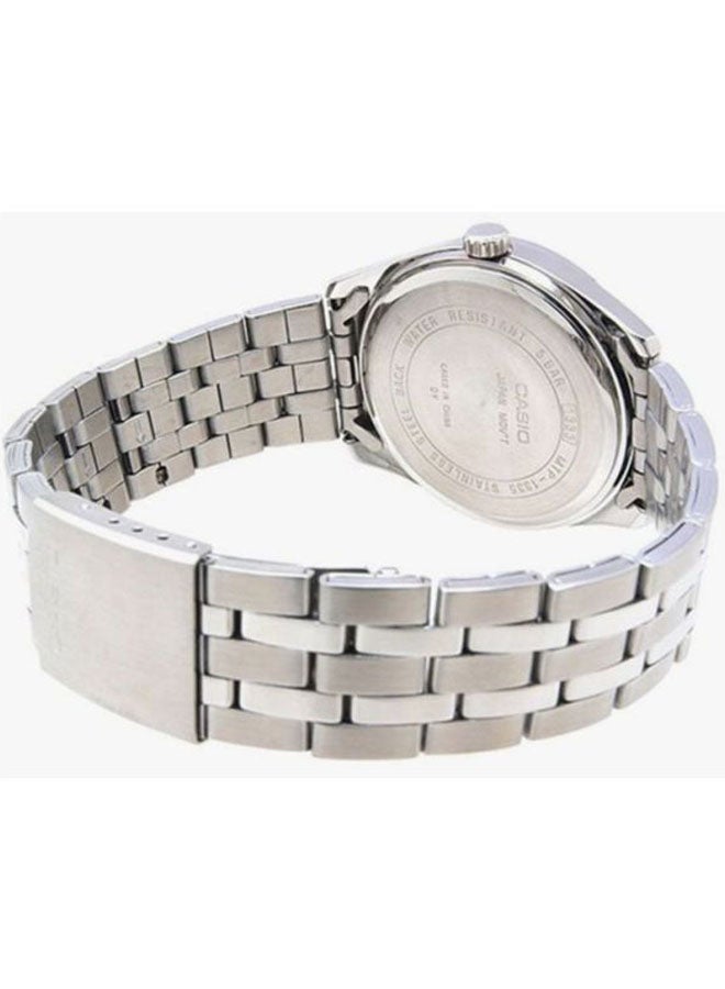 CASIO Men Stainless Steel Analog Watch MTP-1335D-1ADF - 38 mm - Silver - Image 2