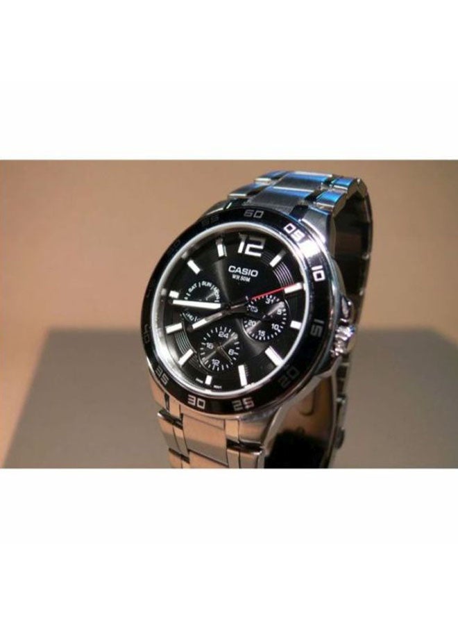 CASIO Men Stainless Steel Analog Watch MTP-1335D-1ADF - 38 mm - Silver - Image 5