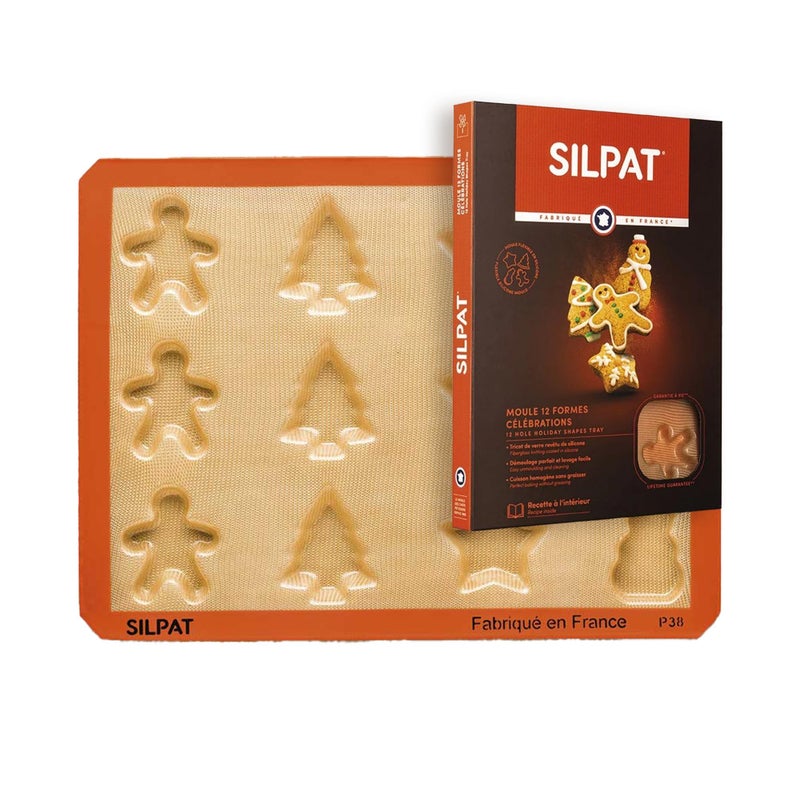 Silpat The Original Holiday Treats Baking molds 11 58 x 15 34
