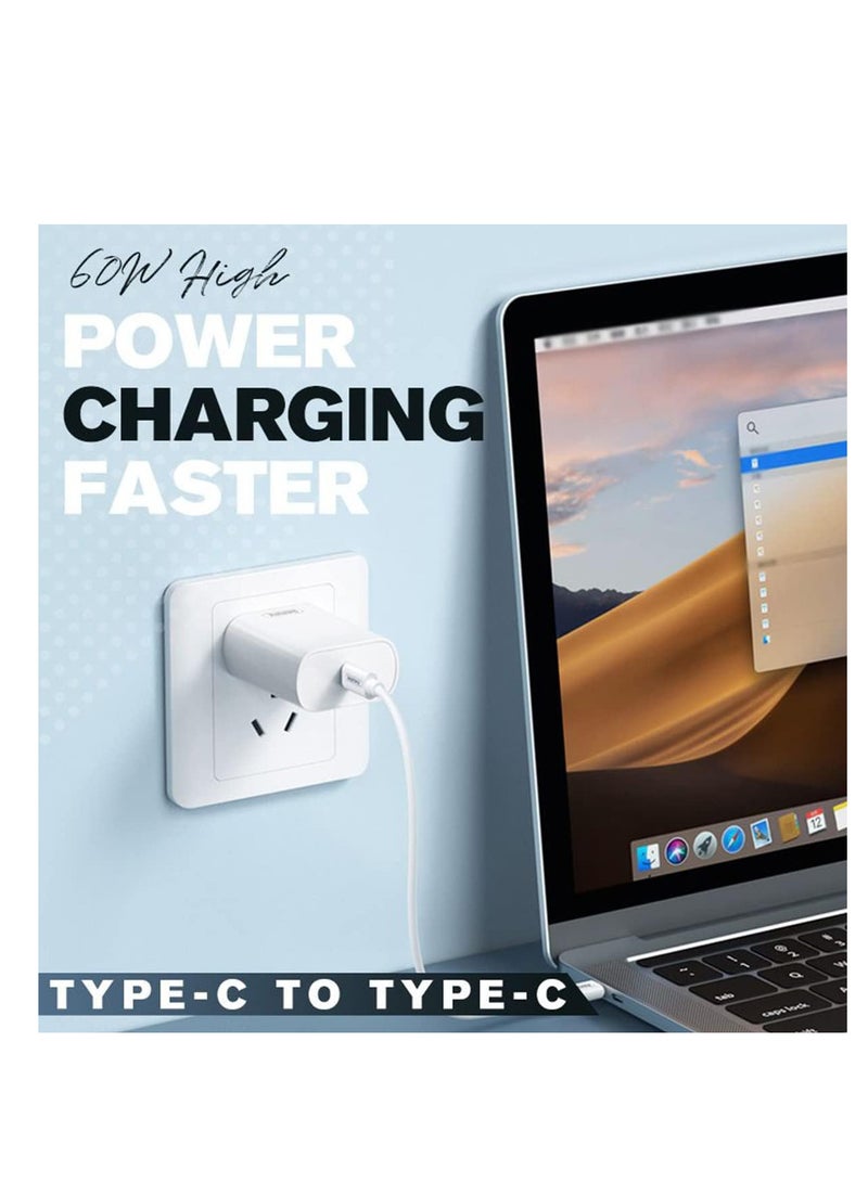 ECVV صندوق تخزين وكابل بيانات USB متعدد الوظائف بقوة 60 وات من ECVV، منظم أدوات إلكترونية رقمية صغيرة، مجموعة دبوس إزالة البطاقات (أزرق) - Image 3