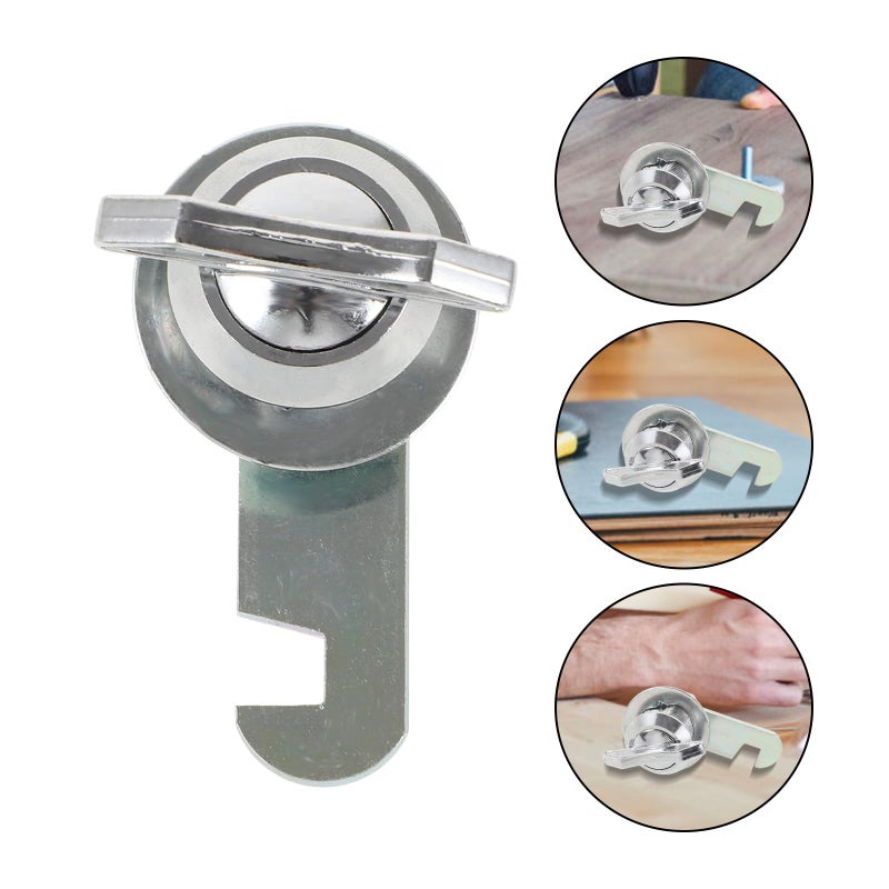 5 8 Inch Double Plate Cam Lock Box Latch Keyless Door Cabinet Lock For Rv Storage Toolboxes Replacement Set - Image 5