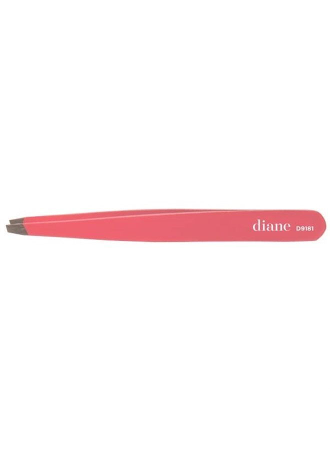 DIANE ASSORTED COLOR 4 INCH SLANTED TWEEZER