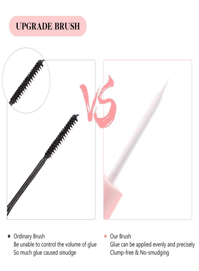 FADLASH Lash Cluster Glue DIY Lash Extension Kit Lash Bond Cluster Lashes Glue Waterproof Clear Eyelash Glue Latex Free Individual Lashes Glue Sensitive Eyes Strong Hold 48-72 Hours - Image 2