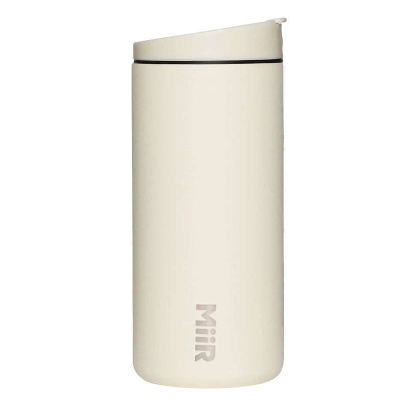 MiiR Flip Traveler 12oz  DoubleWall Vacuum Insulated with Leakproof Flip Lid BPAFree Stainless Steel Construction Insulated Tumbler for Hot or Cold Drinks