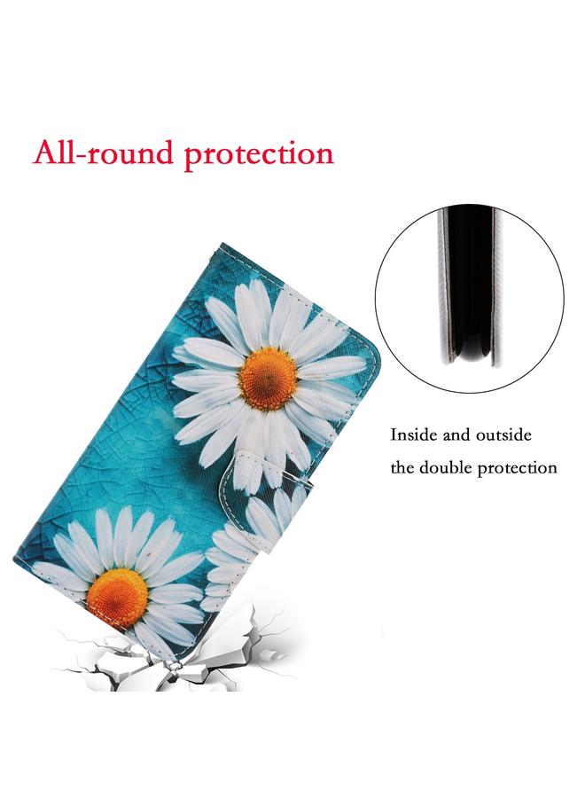 اس-توب جراب لهاتف Samsung Galaxy S21 FE 5G، جراب هاتف جلدي أفقي قابل للطي برسومات ملونة ثلاثية الأبعاد - Image 5