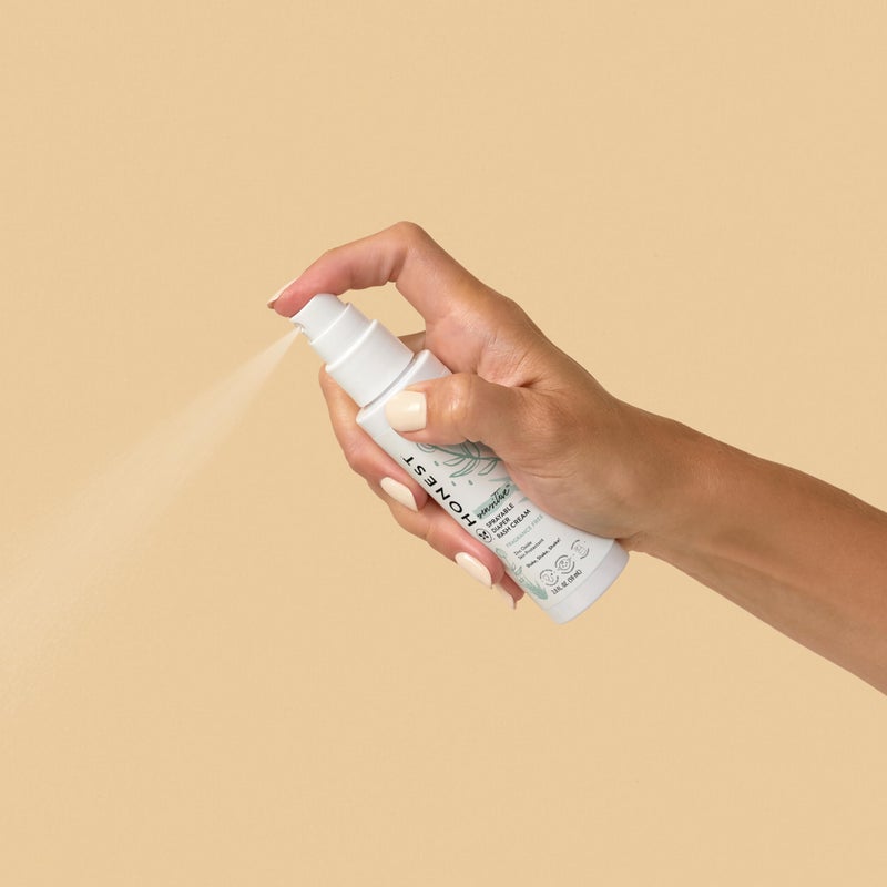 The Honest Company Baby Diaper Rash Cream Spray | Moisturizing + Calming Zinc Oxide | Hypoallergenic, Dermatologist Tested, Cruelty Free | 2 fl oz - Image 3