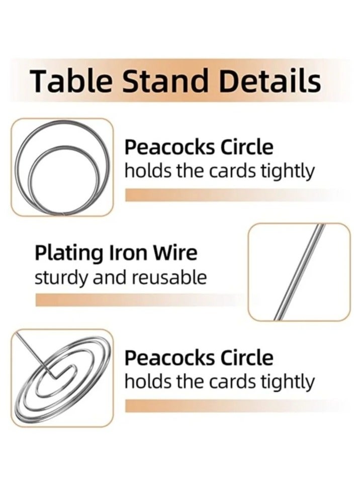 20 Pcs Table Number Holders Place Card Holder Photo Picture Holder for Wedding Birthday Party  - Image 4