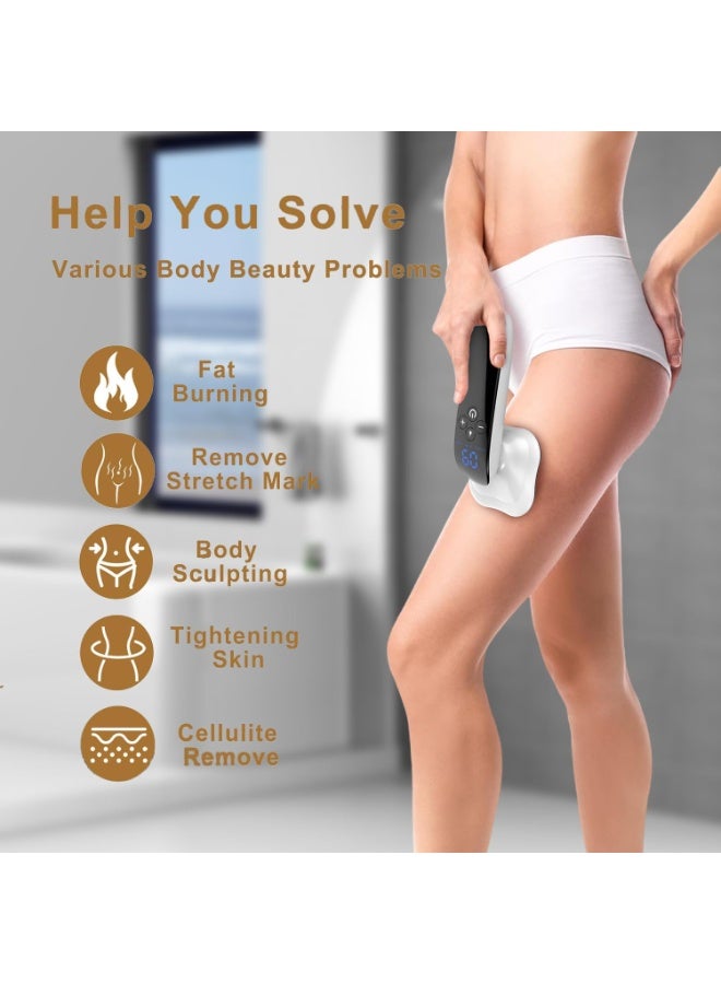 Arabest Body Sculpting Machine, Lymphatic Vibration Drainage Massager & Anti Cellulite Massage Tool, Handheld Body Shaping Machine for Belly, Waist, Arm, Leg, Butt – Gift for Men & Women - Image 3