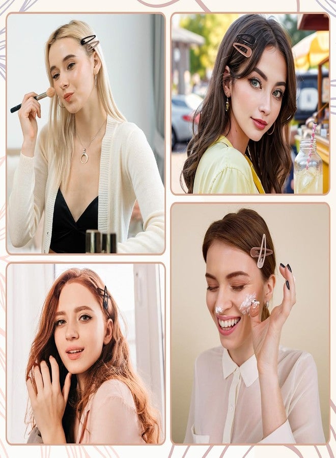 Plenteous مجموعة كبيرة من مشابك الشعر، مشابك شعر معدنية فاخرة للأطفال، مشابك شعر معدنية مانعة للانزلاق للبنات الصغيرات، مشابك شعر على شكل حبة تيك تاك، 10 قطع متعددة الألوان - Image 4