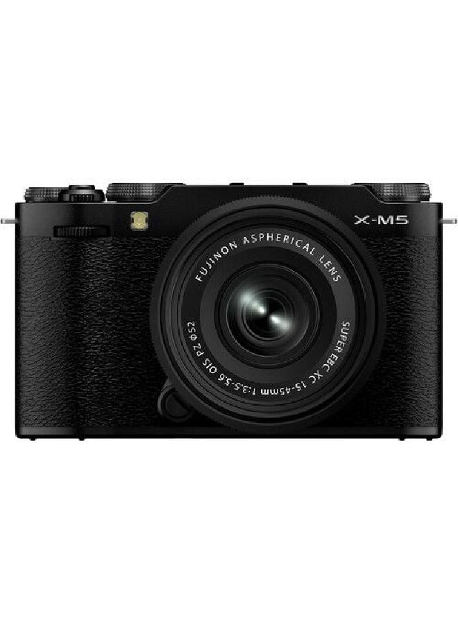 FUJIFILM DIGITAL CAMERA X-M5 /15-45MM KIT (BLACK) - Image 1