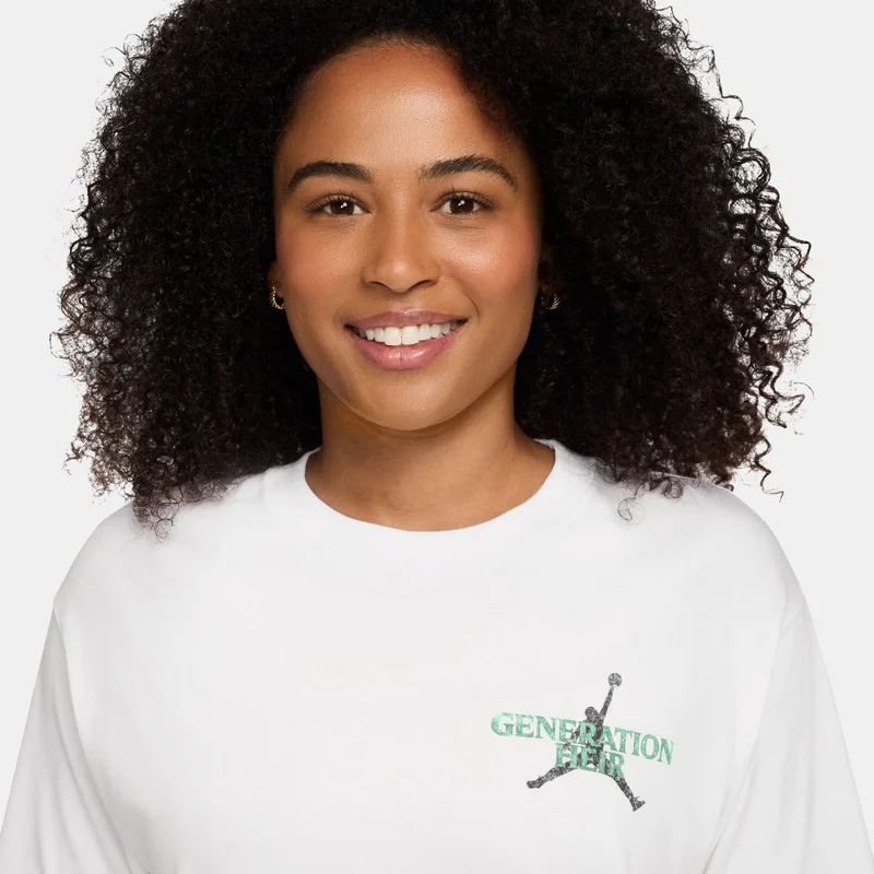 Jordan White Women's Sport Dri-FIT Graphic T-Shirt for Women | Best Price UAE