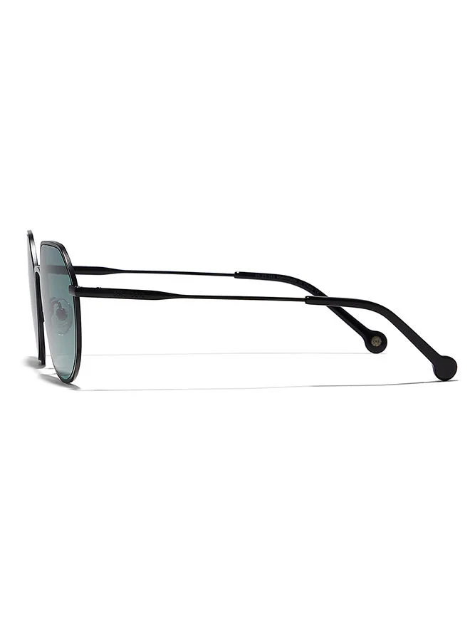 30Sundays 30Sundays TURN UP II,Men Sunglasses, Geometric Sunglasses, UV Protection: UV400 (Black,Green)