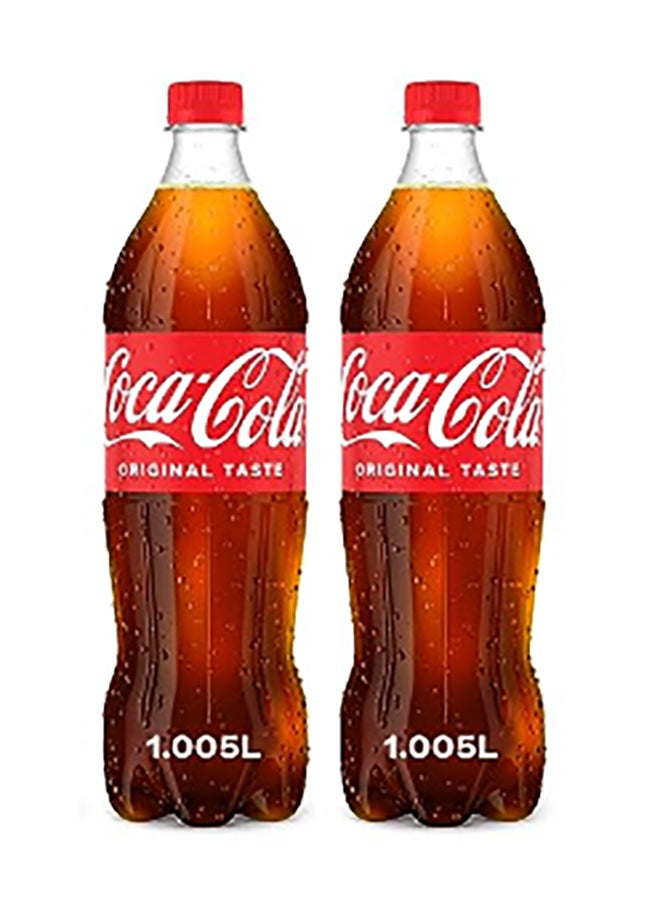 Coca-Cola Assorted Soft Drink (Coke+Coke) 2 x 1.005L  - Image 1
