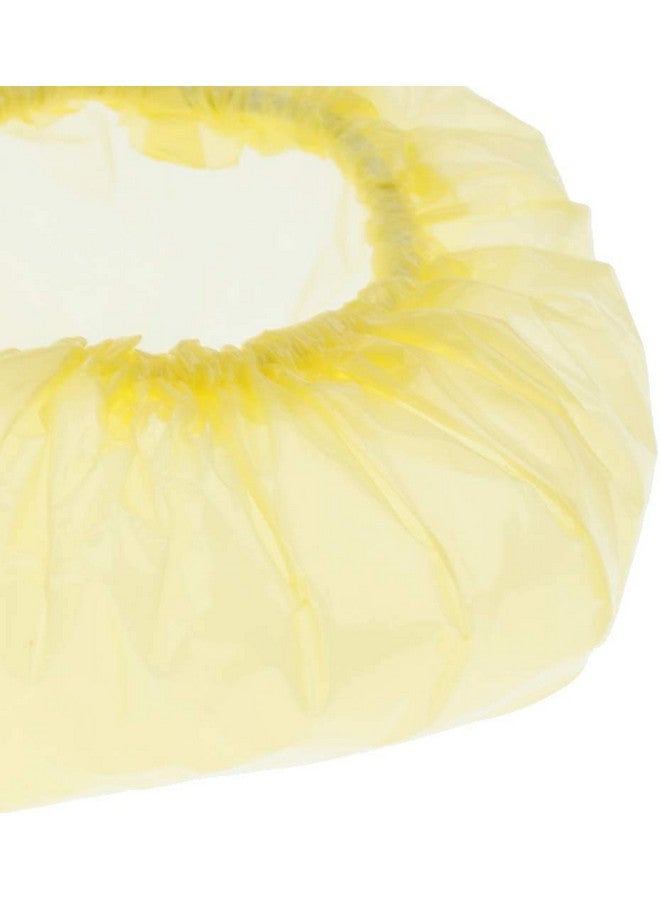 FRECI 100Pcs Disposable Ear Covers Kids Baby Boys Girls Disposable Bath Shower Ear Protectors Caps For Hair Dye Shower Bathing Yellow - Image 4