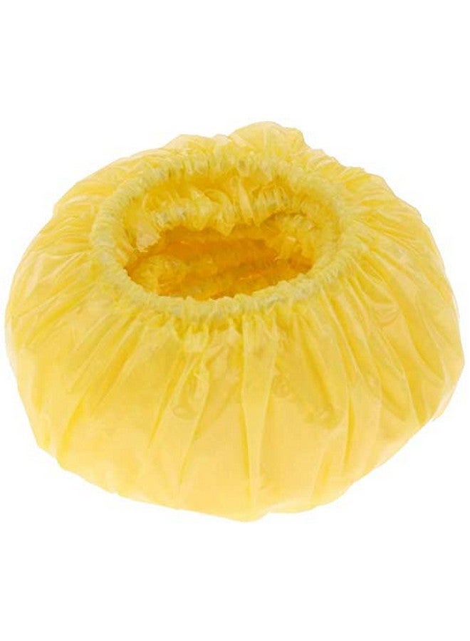 FRECI 100Pcs Disposable Ear Covers Kids Baby Boys Girls Disposable Bath Shower Ear Protectors Caps For Hair Dye Shower Bathing Yellow - Image 5