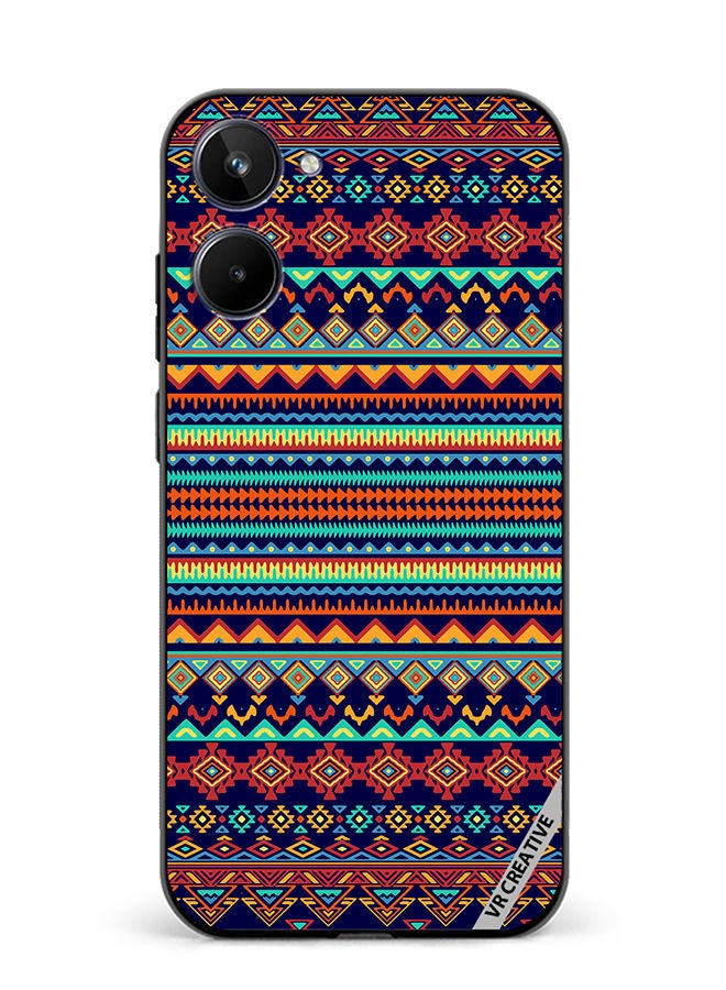 VR CREATIVE Protective Case Cover For Realme 10 Texture Design Multicolour - Image 1