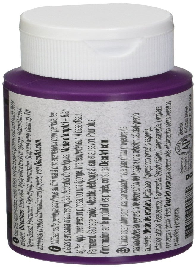 DecoArt DCA74-3 Crafter's Acrylic Paint, 2-Ounce, African Violet - Image 2