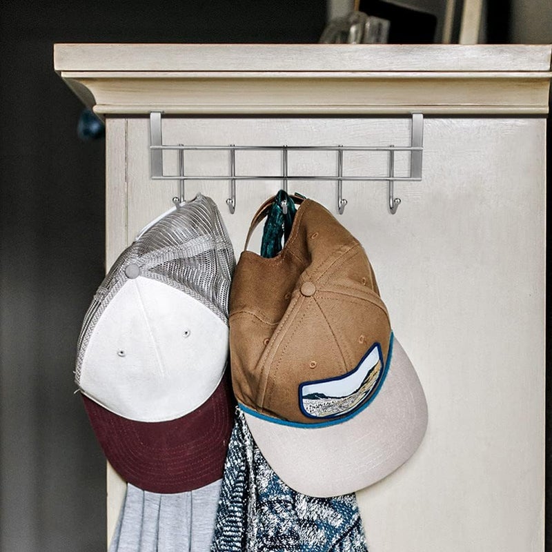 كلاراكو Klarako 2 قطعة من الفولاذ المقاوم للصدأ شديد التحمل لتعليق المناشف/خطاف المعاطف على الحائط لتعليق المعاطف والملابس والقبعات - Image 4