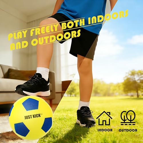 SRG Silent Foam Soccer Ball Size 5 Pro – New Upgraded Weight Indoor Soft Soccer Training House Ball | Airless Soccer for Dribbling & Footwork Practice Gift in Premium Box - Image 2