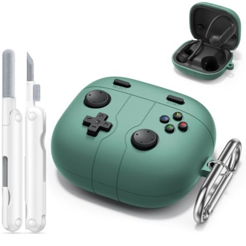 for Beats Powerbeats Pro 2 Case 2025 Classic Game Controller Appearance, Skin-Friendly Silicone Material, with Multifunctional Cleaning Tool, Portable Hook - Image 1