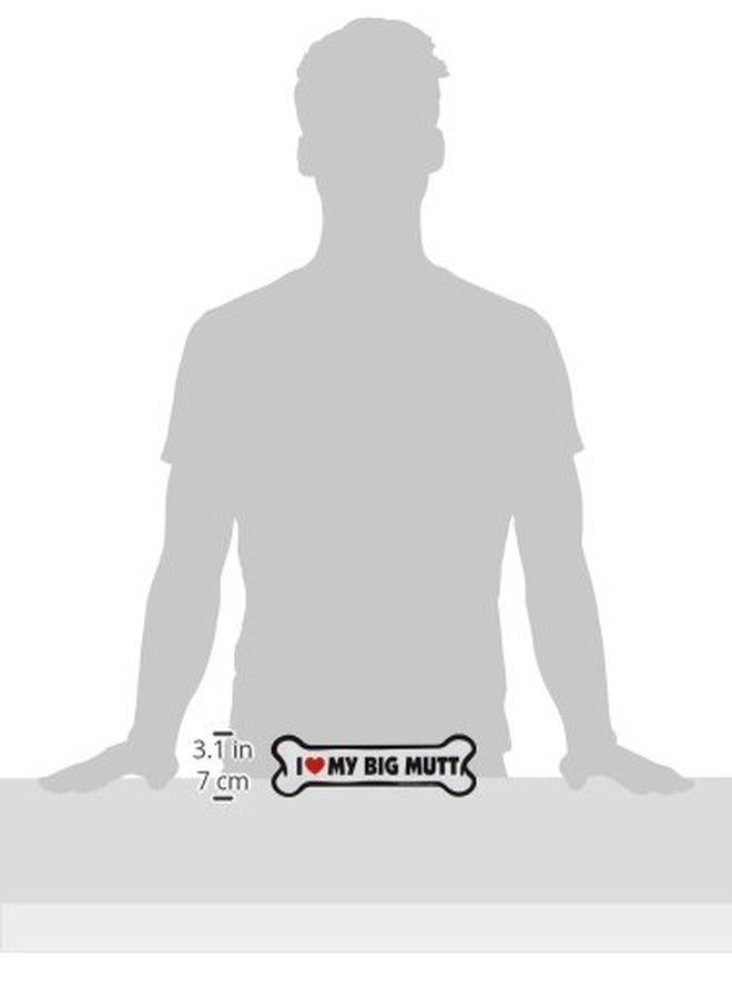 Imagine This 4-Inch by 6-Inch Car Magnet Big Bone, I Love My Big Mutt - Image 2