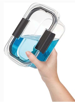 sistema Sistema 920ML Brilliance Medium Rectangle Clear : Food Storage - Microwave-safe - Dishwasher-safe - Leak-proof - BPA-free  - Image 3