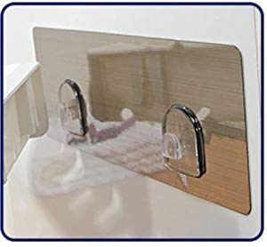 Harivar Mart Magic Sticker Series Bathroom/Kitchen Storage Tray Shelf Adhesive Cosmetic Accessories Rack Shelf - Image 5