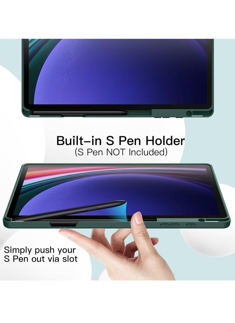 SmartGrist Samsung Galaxy Tab S10 Plus 12.4 Inch Case with S Pen Holder – Soft TPU Tri-Fold Stand, Protective Cover, Auto Wake/Sleep, S Pen Charging Support - Image 3