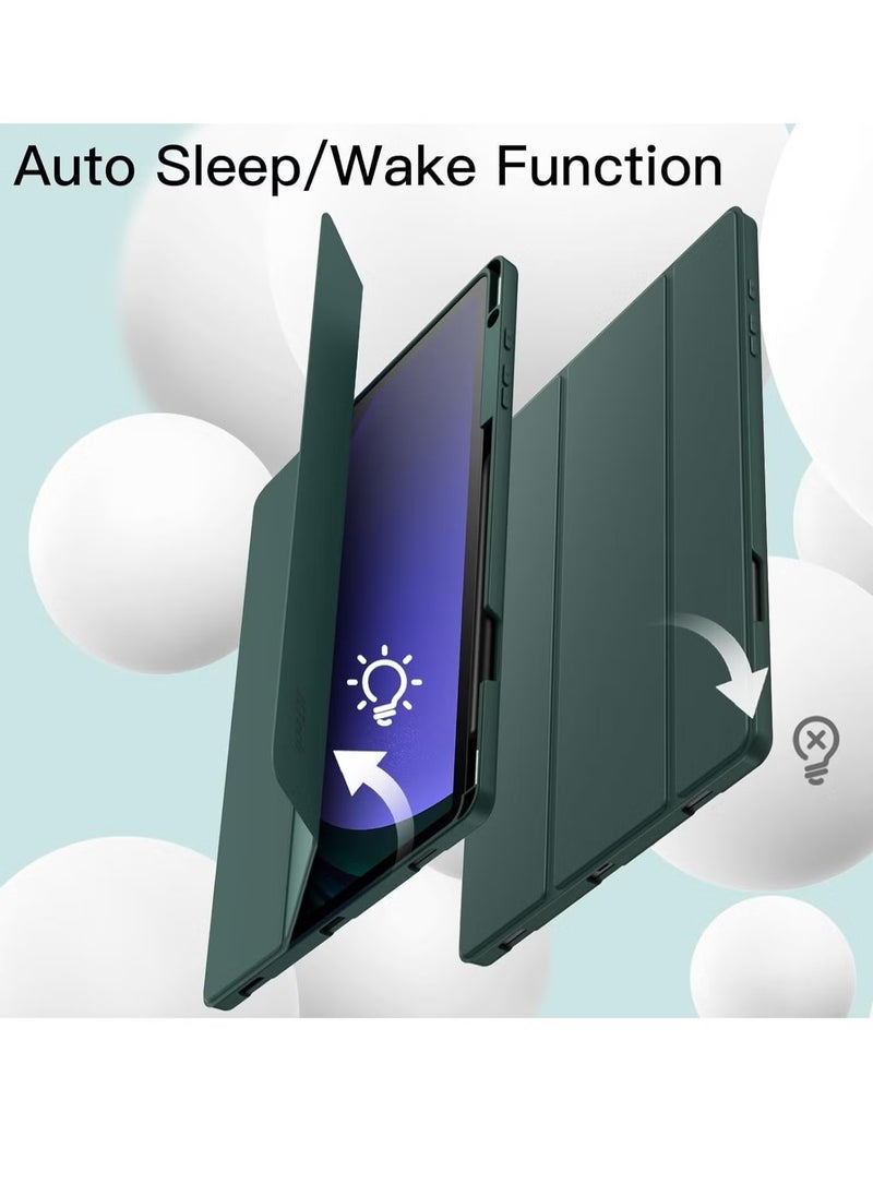 SmartGrist Samsung Galaxy Tab S10 Plus 12.4 Inch Case with S Pen Holder – Soft TPU Tri-Fold Stand, Protective Cover, Auto Wake/Sleep, S Pen Charging Support - Image 4