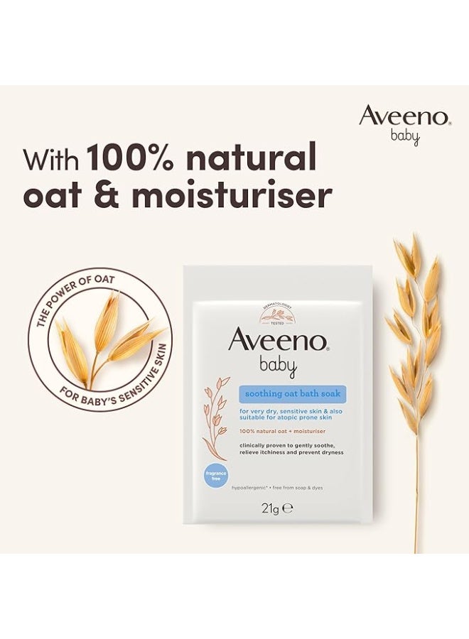 Aveeno Baby Soothing Bath Treatment 5x21g - Image 3