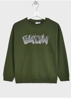 Kids Slogan Sweatshirt
