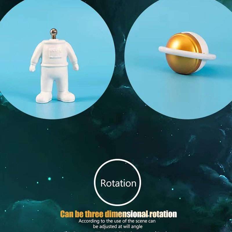 Shape Night Light, USB Rechargeable LED Nightlight for Kids, 3D Rotating Lamp with 3 Replaceable Patterns - Warm Glow, Touch Button Control, Ideal for Room Decoration - Image 5