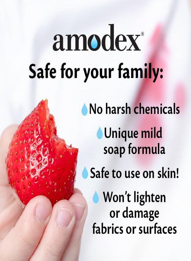 Amodex Ink & Spot Remover for Clothes, Leather and Skin - Removes Ink, Ballpoint, Sharpie, Grease and More, Works on Set-in Stains, Gentle but Powerful, 4oz/120ml Bottle - Image 5