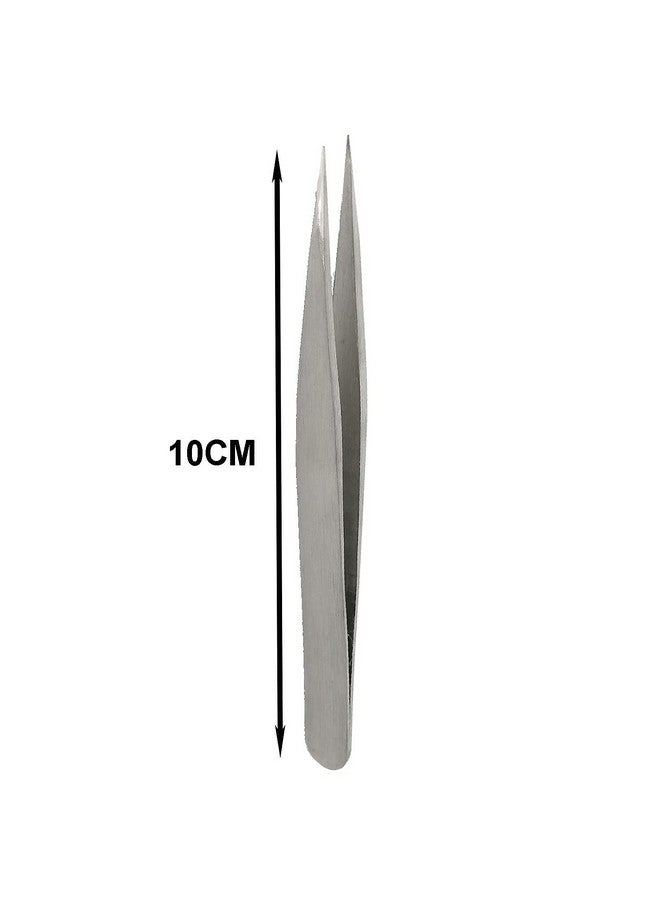 TECHDELIVERS¬Æ Stainless Steel Non-Magnetic Tweezer For Electronics Use & Personal Care - Image 3
