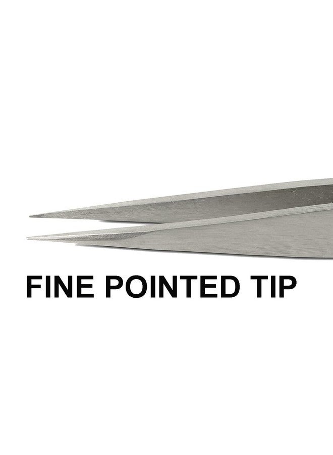 TECHDELIVERS¬Æ Stainless Steel Non-Magnetic Tweezer For Electronics Use & Personal Care - Image 4