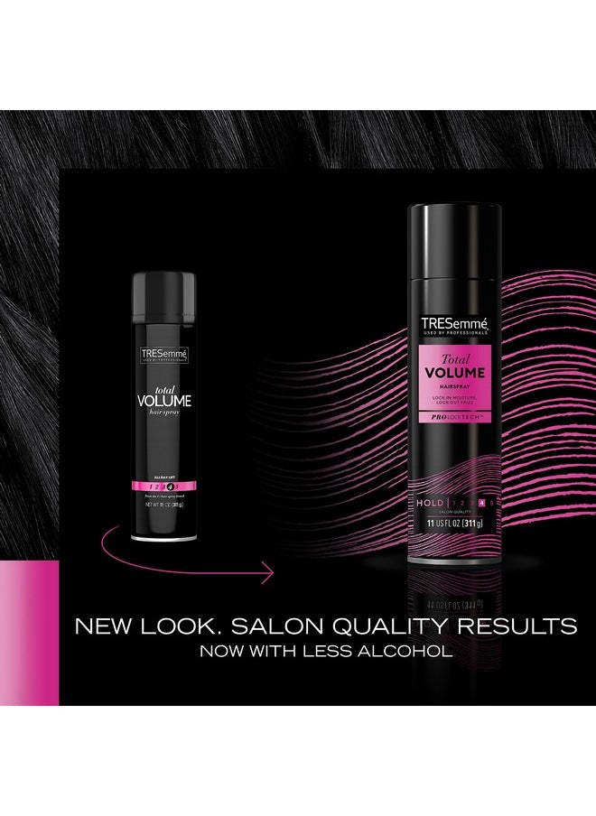 TRESemmé Total Volume Hair Spray Lightweight With Collagen & Vitamin B5 Hold Without Stiffness Frizz Control 2 Pk 11 Fl Oz Ea  - Image 3