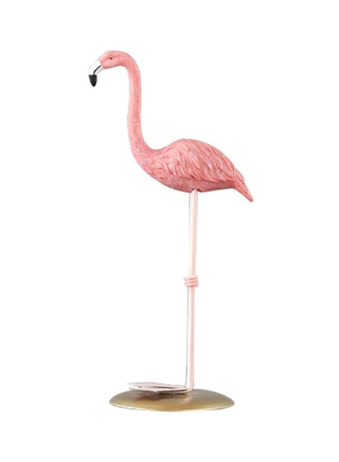 NIBEMINENT Flamingo Desk Ornament Pink/Gold 18x7centimeter - Image 1