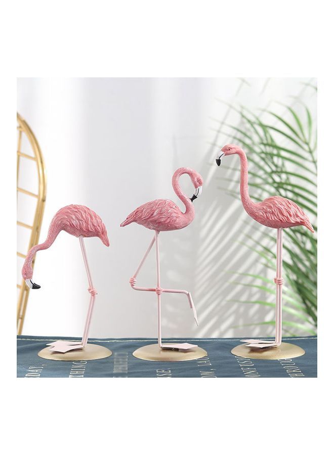 NIBEMINENT Flamingo Desk Ornament Pink/Gold 18x7centimeter - Image 4
