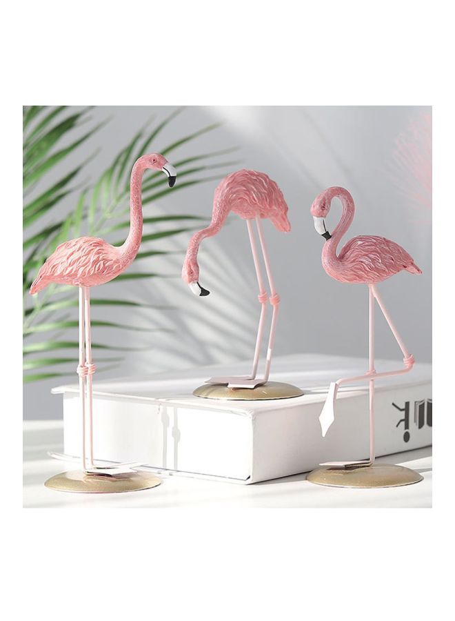 NIBEMINENT Flamingo Desk Ornament Pink/Gold 18x7centimeter - Image 3