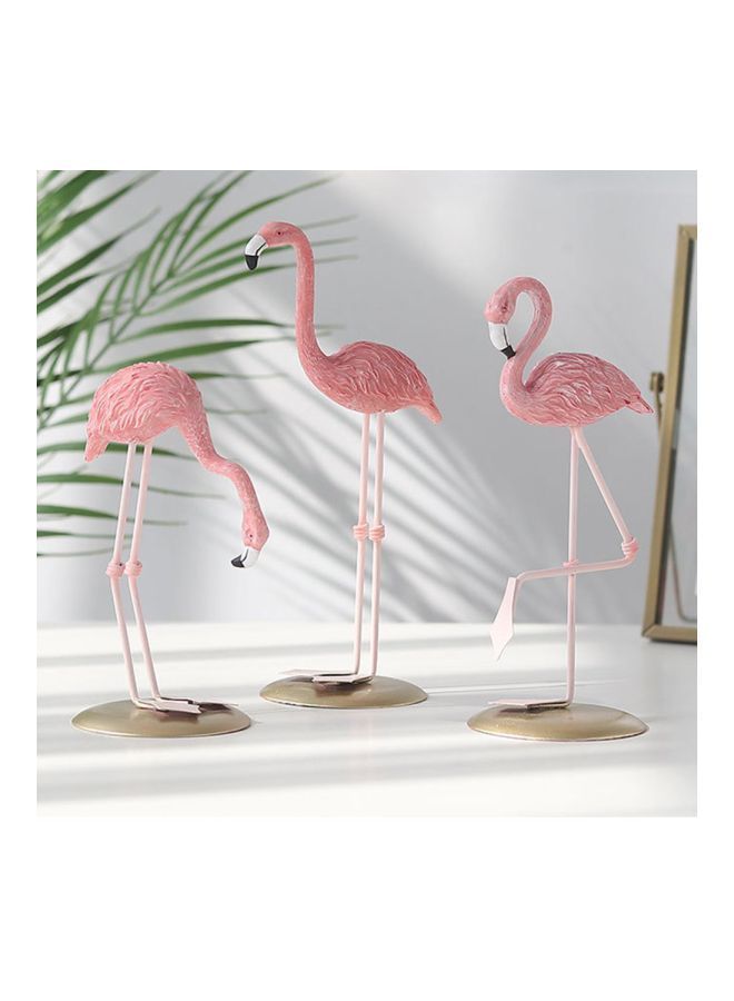 NIBEMINENT Flamingo Desk Ornament Pink/Gold 18x7centimeter - Image 2