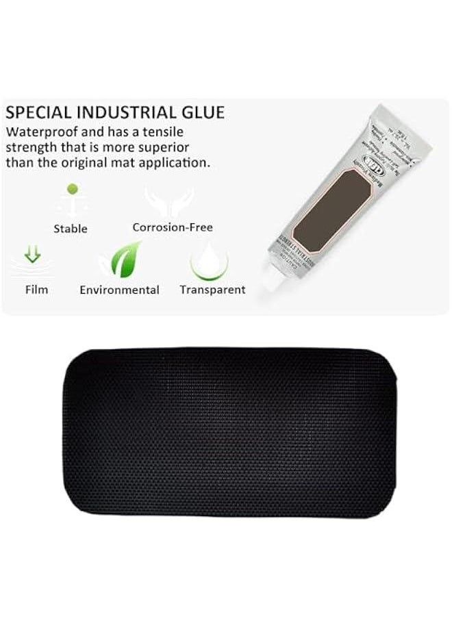 Trampoline Patch Repair Kit, 4X 8 Rectangular On Patches, Repair Trampoline Mat Kit, Puncture Repair Patches, Trampoline Mat Patch Repair Kit, Repair Holes Or Tears in A Trampoline Mat