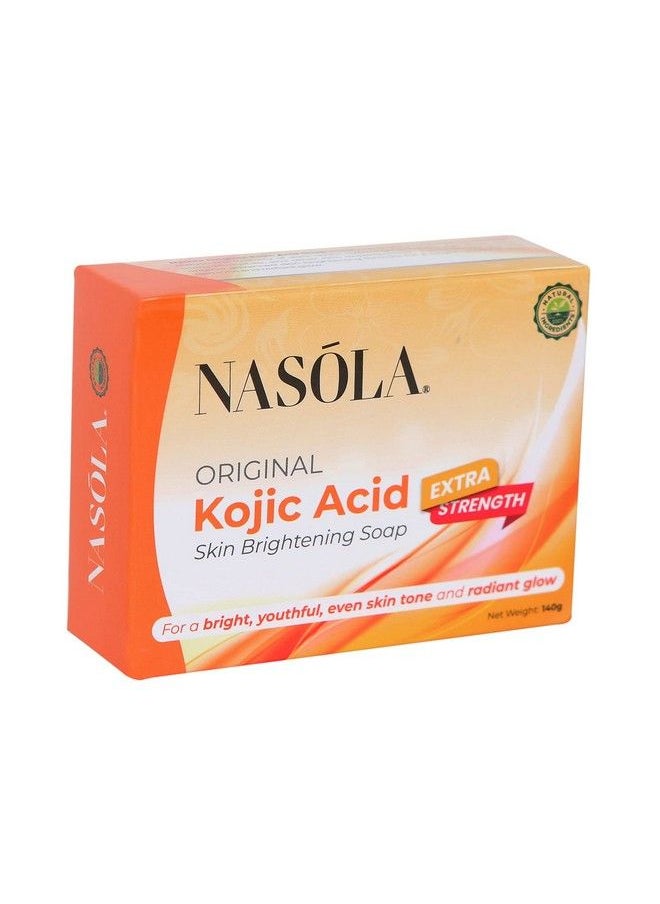 Nasola - Kojic Acid Soap For Skin Brightening Acne Dark Spot Remover For Face & Body Underarm & Armpit Fades Hyperpigmentation & Evens Tone - Image 1