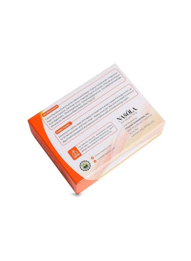 Nasola - Kojic Acid Soap For Skin Brightening Acne Dark Spot Remover For Face & Body Underarm & Armpit Fades Hyperpigmentation & Evens Tone - Image 1