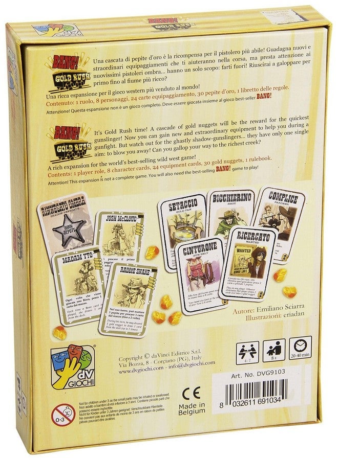 dV Giochi Bang! The Gold Rush | Card Game (9103DVG) - Image 2