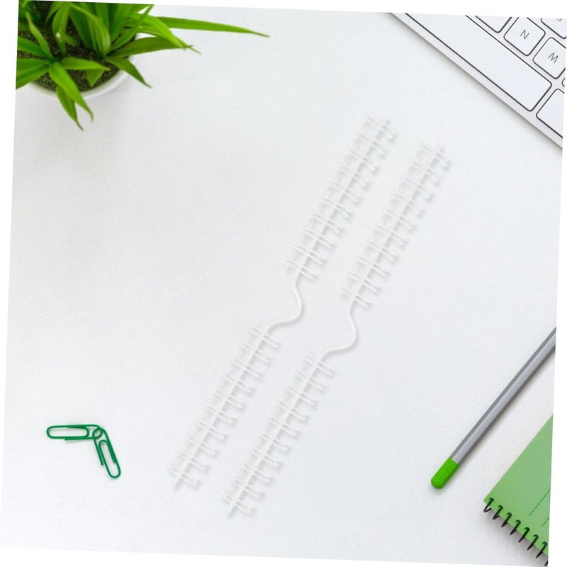 Light durable upgraded substance Veemoon 1set Metal Binder for Spiral Binding Wire Multi-Functional Calendar Hangers for Horizontal Displays Office Accessories Easy Organization Multiple sizes - Image 3
