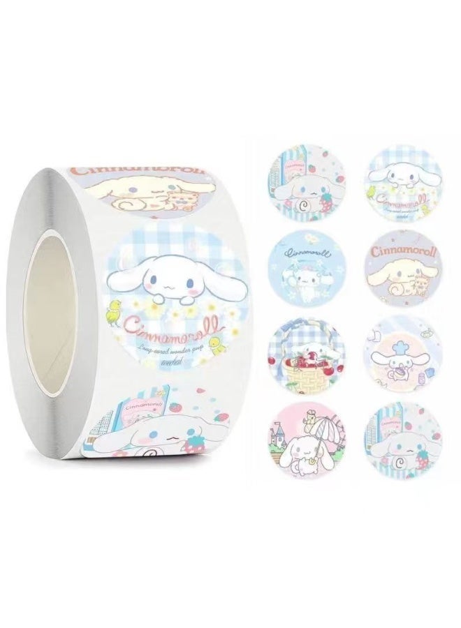 HIHILOOK 2000PCS Motivational Stickers for Kids, 4 Rolls 20 Designs Motivational Stickers, Waterproof Cute Cartoon Vinyl Stickers, ,Children's Gifts, Envelope Stickers, Sticker Gifts, Anime Sealing Stickers - Image 1